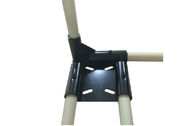 接続の ABS 上塗を施してある管および足車の車輪のための頑丈な管棚の付属品