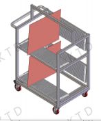 The size and material of the trolley and the board cart can be customized