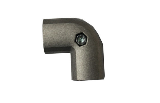 90 Degree Female Attended Aluminum Pipe Joint Die Casting Elbow Connector for Tubing Rack Systems