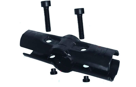 SPCC Steel 4-way Metal Pipe Connectors