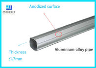 6063-T5アルミ合金の管の厚さ1.7mm銀製の白い4m/Bar AL-2817