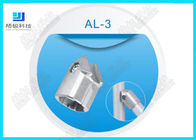 45度の適用範囲が広いアルミニウム管のコネクターは陽極酸化の銀ダイ カストのAL -3の