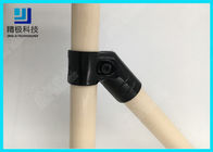 45度の斜めの管のコネクターのDiyの管棚HJ-9のための適用範囲が広い管接合箇所