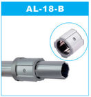 陽極酸化の銀製の外アルミニウム管はスロットなしでコネクターAL-18-Bを接合します