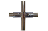 SPCC の鋼鉄クロム管のコネクターの十字の管付属品厚さ 2.5 Mm の